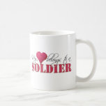 My Heart Belongs to A Soldier Coffee Mugs