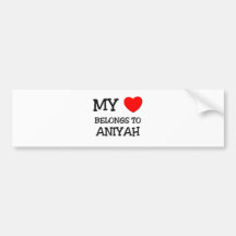 My Heart Belongs To ALIA Bumper Sticker