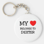 My Heart Belongs to Dexter Key Chain