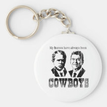 My heroes have always been cowboys Faded.png Keychain