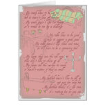My house is like my heart - rose greeting card