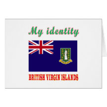 My Identity British Virgin Island Greeting Card