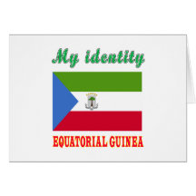 My Identity Equatorial Guinea Greeting Cards