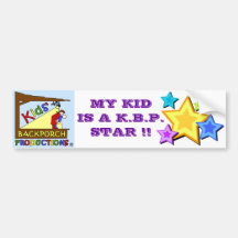 My Kid is a KBP Star Bumper Sticker