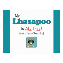 My Lhasapoo is All That! Postcard