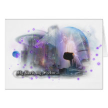 my lord my shelter greeting cards