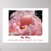 My Mum art sweet, gentle, smart, beautiful, loving Posters