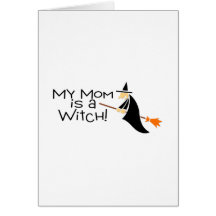My Mum Is A Witch Card