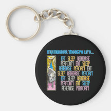 My Musical Theatre Life Keychain