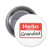 My Name is Grandad Button