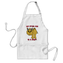 My Other Car is a Camel Schnozzle Cartoon Apron