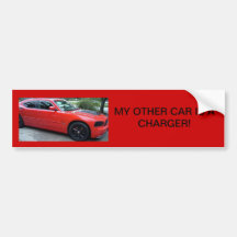 My other car is a charger bumper sticker