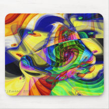 My Picaso Fractal by J.Everhart Mousepad