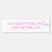 MY PIT BULL BUMPER STICKERS