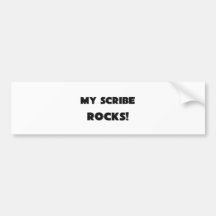MY Scribe ROCKS! Bumper Sticker