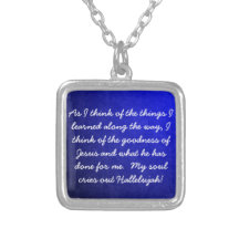 My soul cries out Hallelujah Necklace