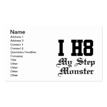 my step monster business card