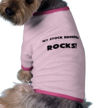 MY Stock Breeder ROCKS! Pet Tee Shirt