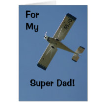 my super dad greeting card