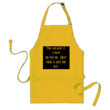 My Way Apron
