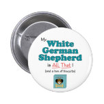My White German Shepherd is All That! Pin