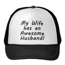 My Wife has an Awesome Husband Mesh Hats