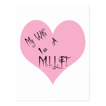 My Wife Is A M.I.L.F. Post Cards