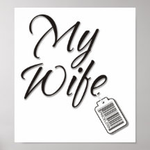 My Wife Priceless Poster