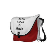My Work Is My Life I'm A Banjoist Commuter Bag
