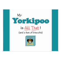 My Yorkipoo is All That! Postcards