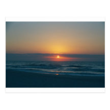 MYRTLE BEACH SUNSET POST CARD