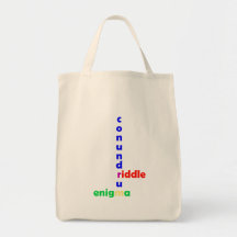Mysterium Rätsel riddle enigma conundrum Tragetasche