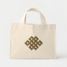 Mystic Knot - Silver & Gold 2 Tote Bag