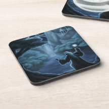 mystic waters fantasy drink coasters