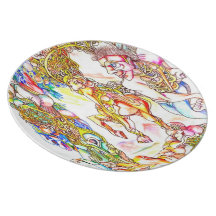 Mystics Collectable Art Plate