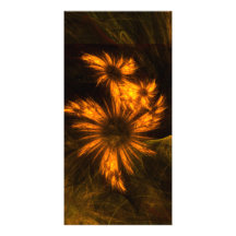 Mystique Garden Abstract Art Photo Card