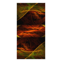 Mystique Jungle Abstract Art Photo Card