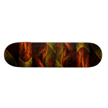 Mystique Jungle Abstract Art Skateboard