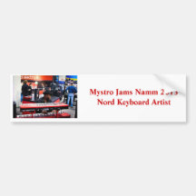 Mystro Jams Namm 2013 Commemorative Bumper Sticker