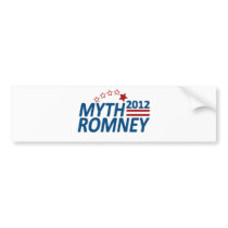 Myth Romney Anti Mitt 2012 bumper stickers