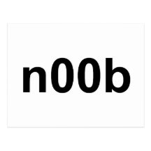 n00b post card