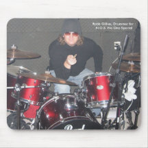 N.O.S. No One Special Robb Gillies Drummer Mouse Pad