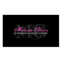 NAIL TECHNICIAN BUSINESS CARD