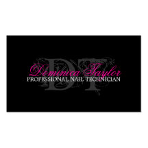 NAIL TECHNICIAN BUSINESS CARD