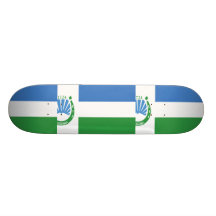 Nalchik, Russia flag Skateboard