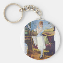 Nana by Edouard Manet Keychains