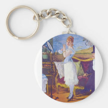 Nana by Edouard Manet Keychains