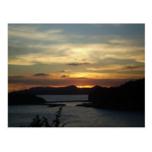 Naoshima Sunset Postcard