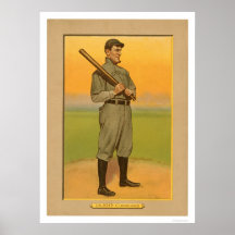 Nap Lajoie Cleveland Baseball 1911 Print