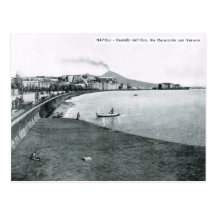 Naples, harbour and waterfront 1908 postcards